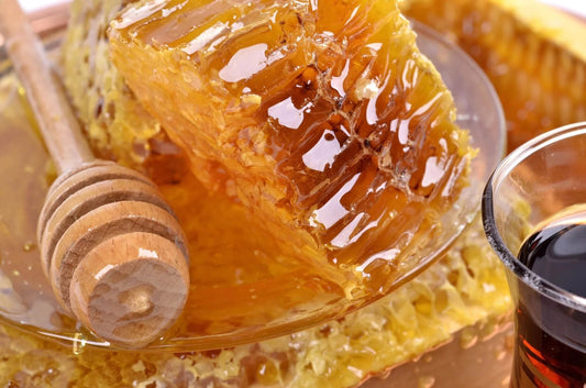 Raw unfiltered honey compared with processed honey