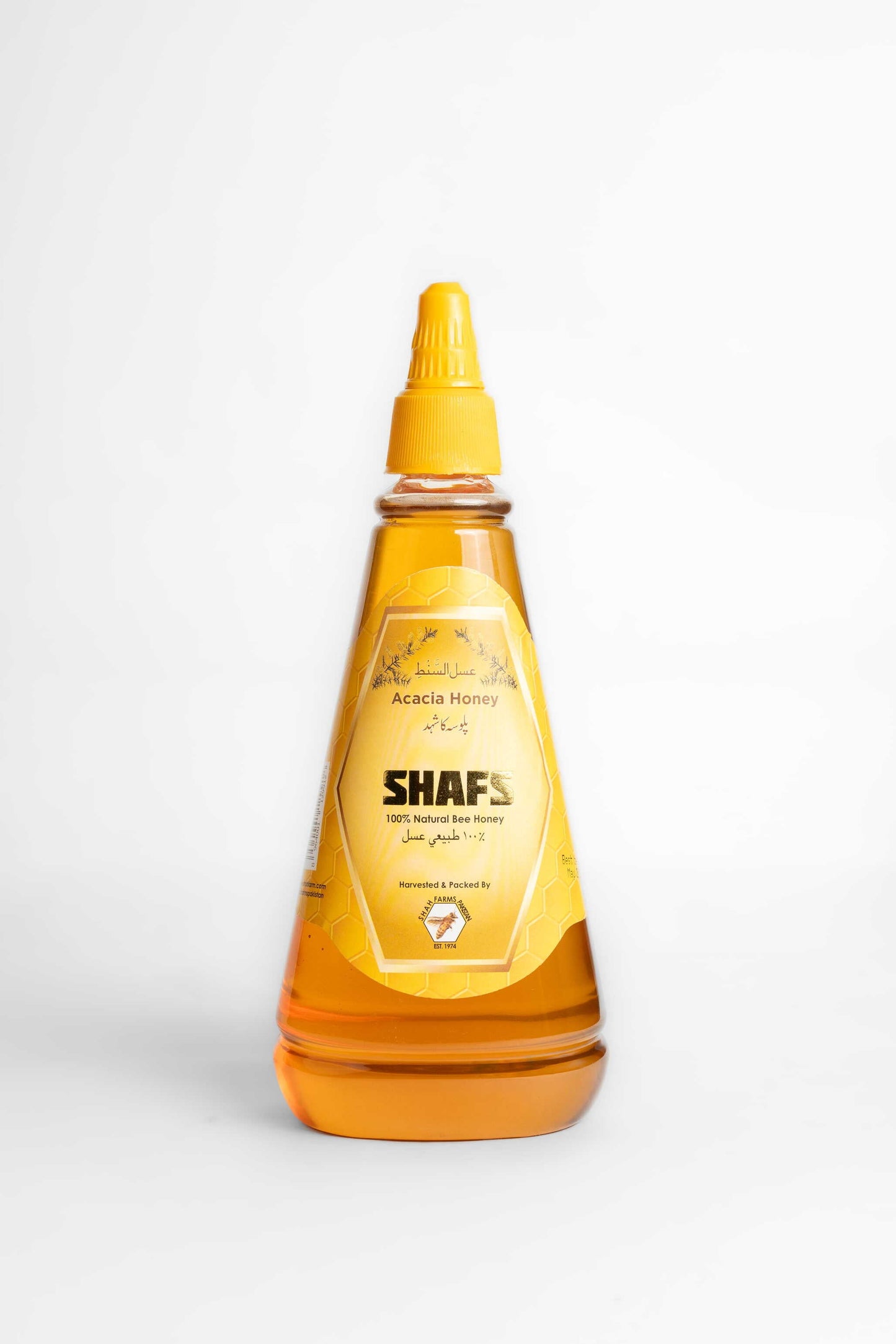 Acacia Honey by Shah Farms Pakistan - light golden 100% natural bee honey - view 4