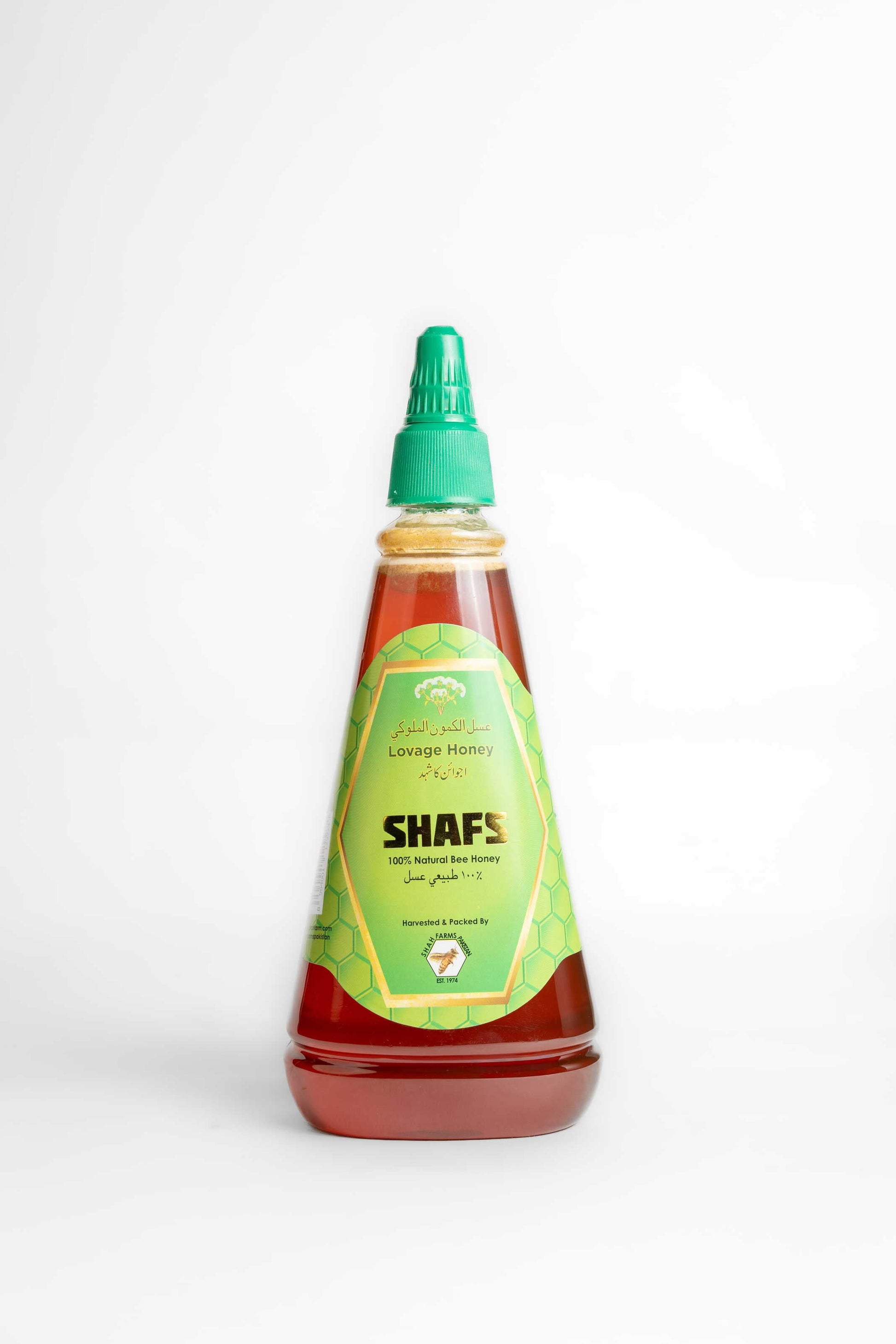 Ajwain (Lovage) Honey by Shah Farms Pakistan - aromatic 100% natural bee honey - view 3